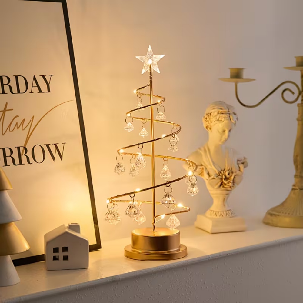 Christmas Tree Copper Wire LED - Pendant Lighting Christmas Decor recension och pris