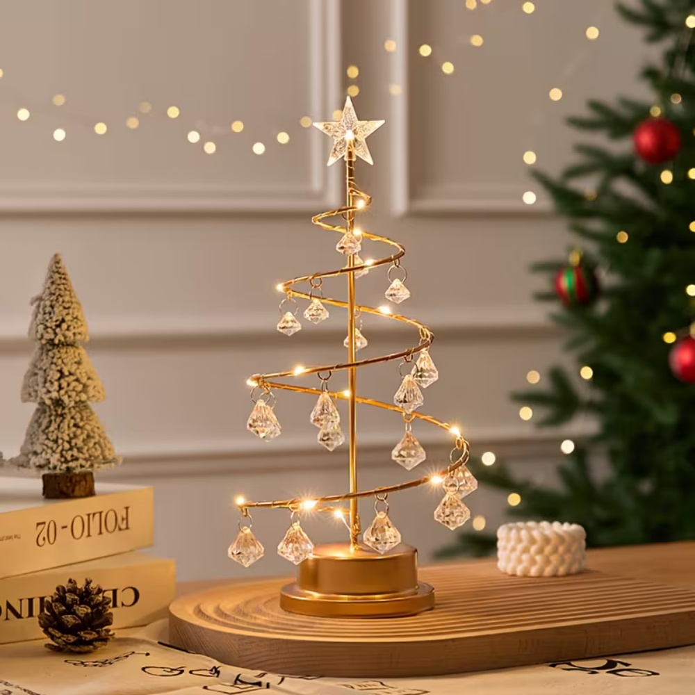 Christmas Tree Copper Wire LED - Pendant Lighting Christmas Decor recension och pris