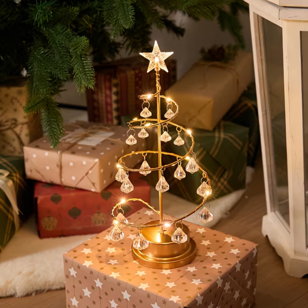 Christmas Tree Copper Wire LED - Pendant Lighting Christmas Decor recension och pris