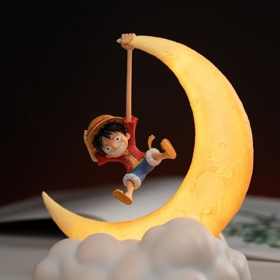 Anime One Piece Luffy Night Li - Led Moon Lamp recension och pris