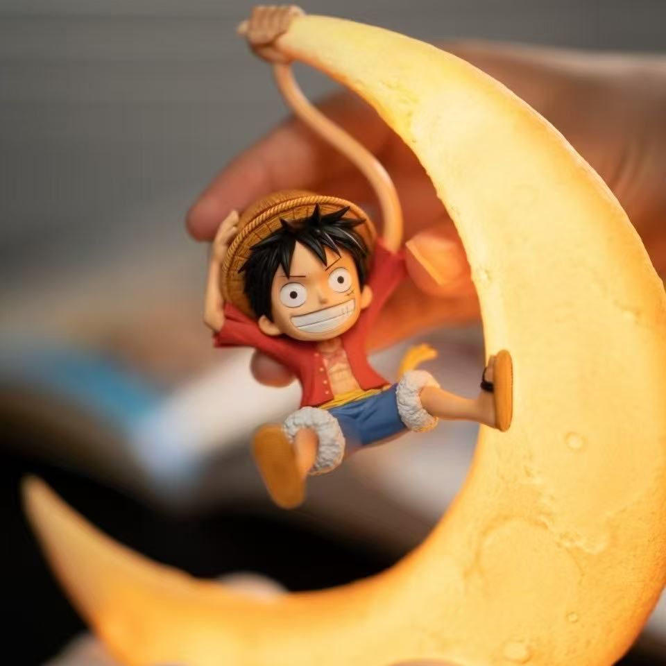 Anime One Piece Luffy Night Li - Led Moon Lamp recension och pris
