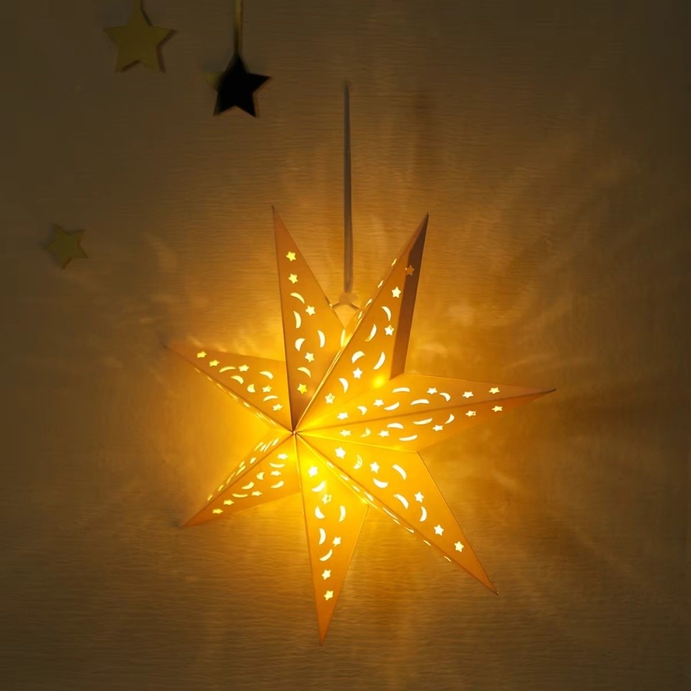New Year Decor Hollow Out Star - Pendant Lighting Christmas Decor recension och pris