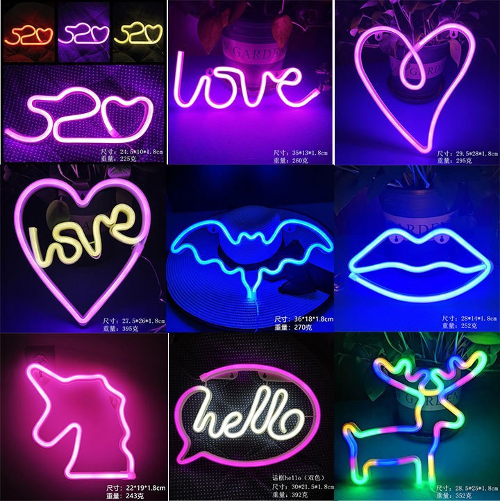 Custom LED Neon Sign with USB/ - Pendant Lighting Christmas Decor recension och pris