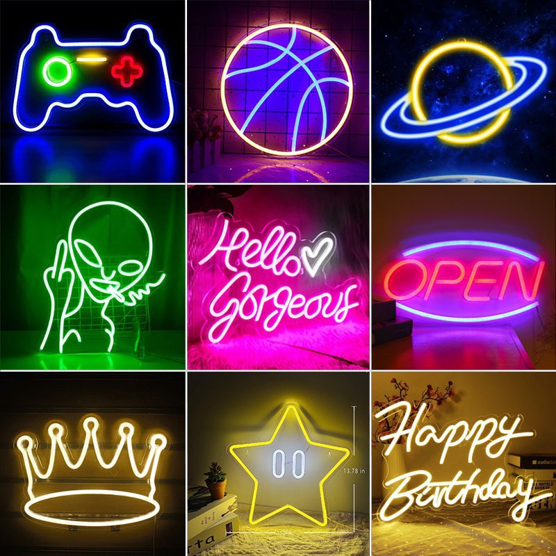 Custom LED Neon Sign with USB/ - Pendant Lighting Christmas Decor recension och pris